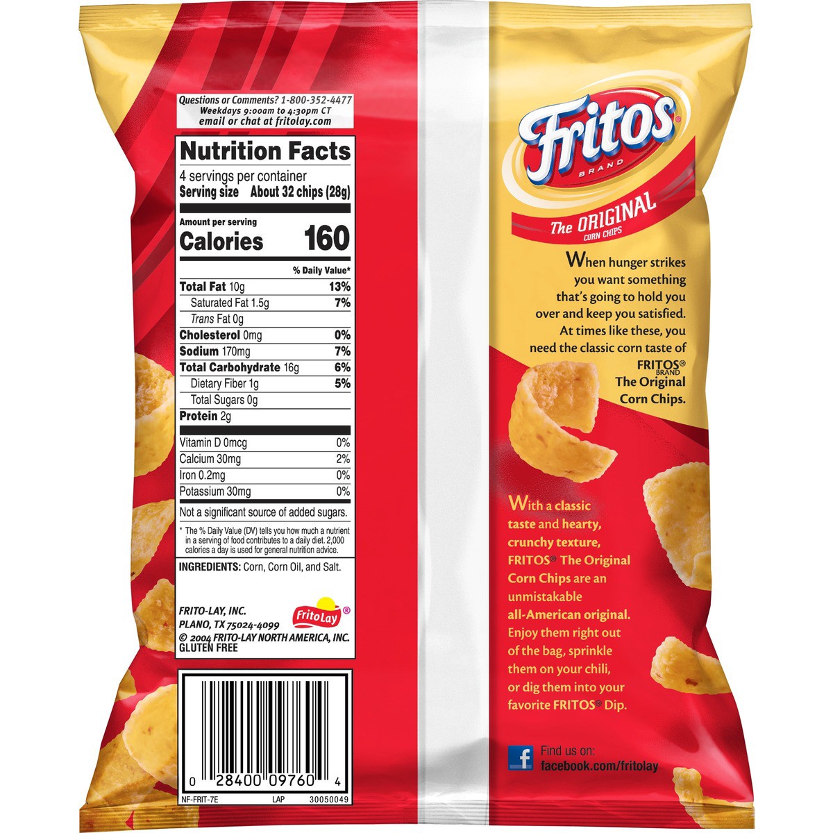 slide 3 of 6, Fritos Corn Chips, 4 oz