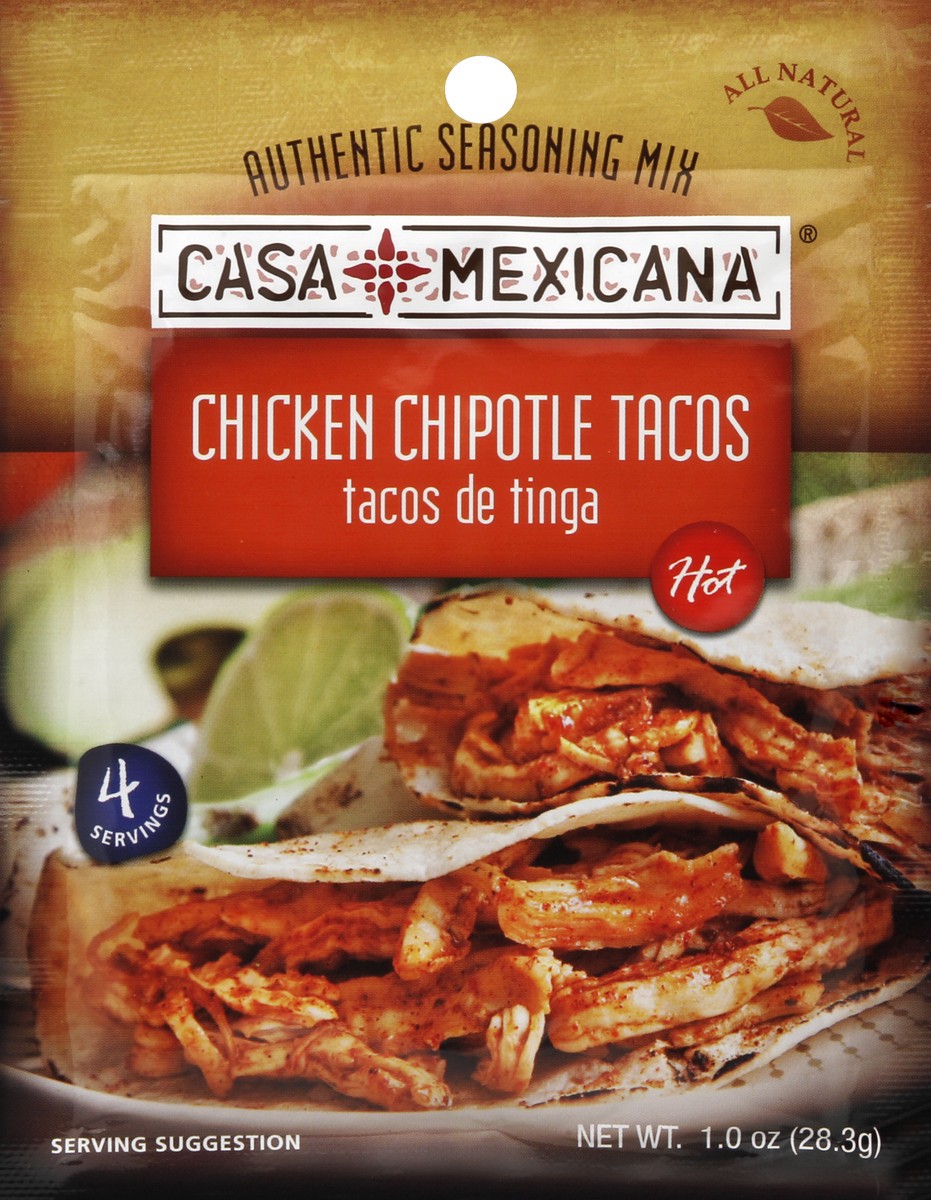 slide 3 of 3, Casa Mexicana Chicken Chipotle Seaoning, 1 oz