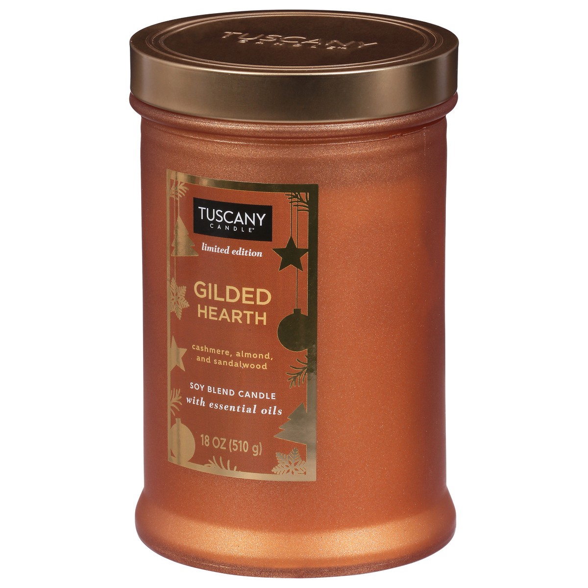 slide 2 of 12, Tuscany Candle Gilded Hearth Candle 1 ea, 1 ct