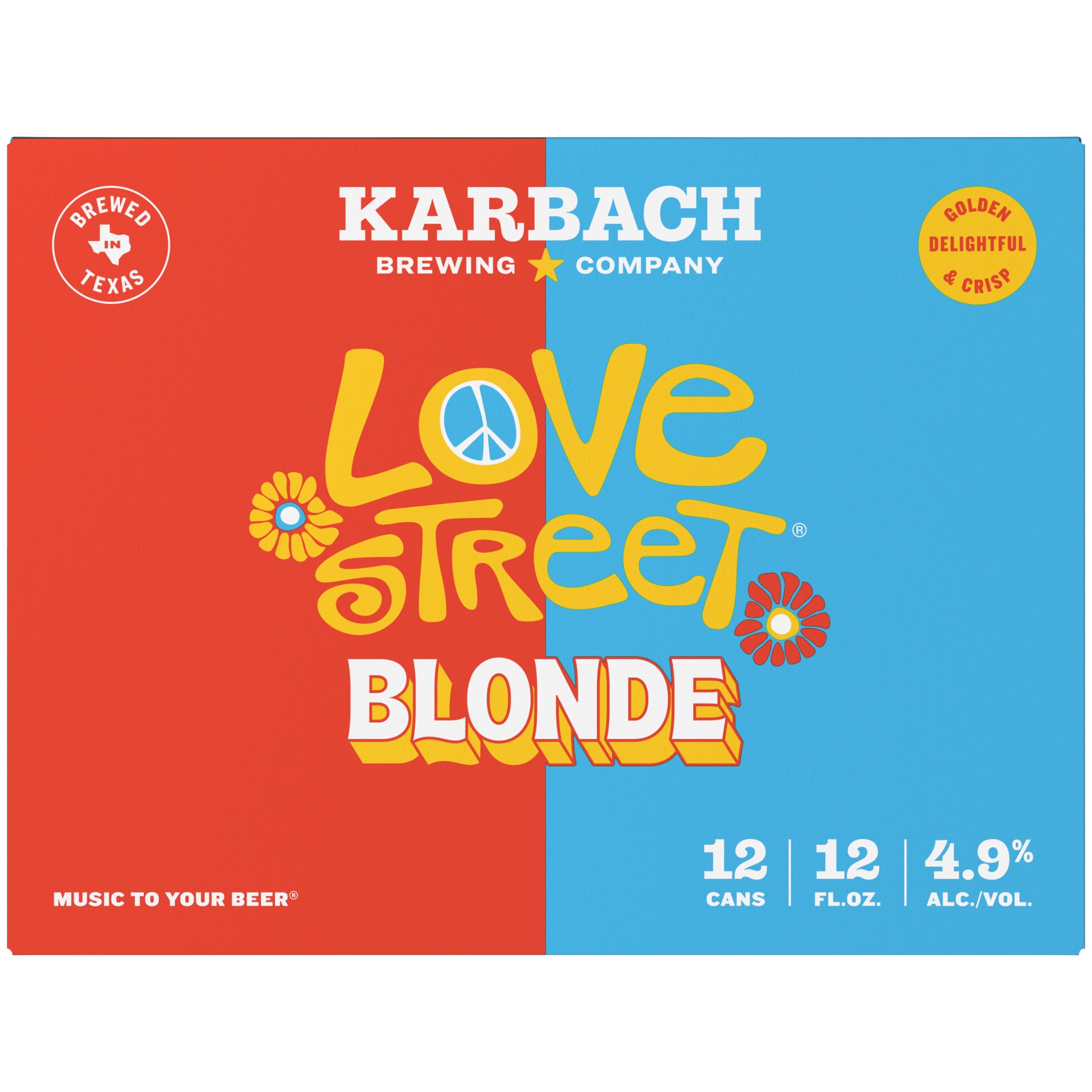 slide 1 of 3, Karbach Brewing Company Karbach Brewing Co. Love Street Blonde Beer, 12 Pack 12 FL OZ Cans, 12 ct