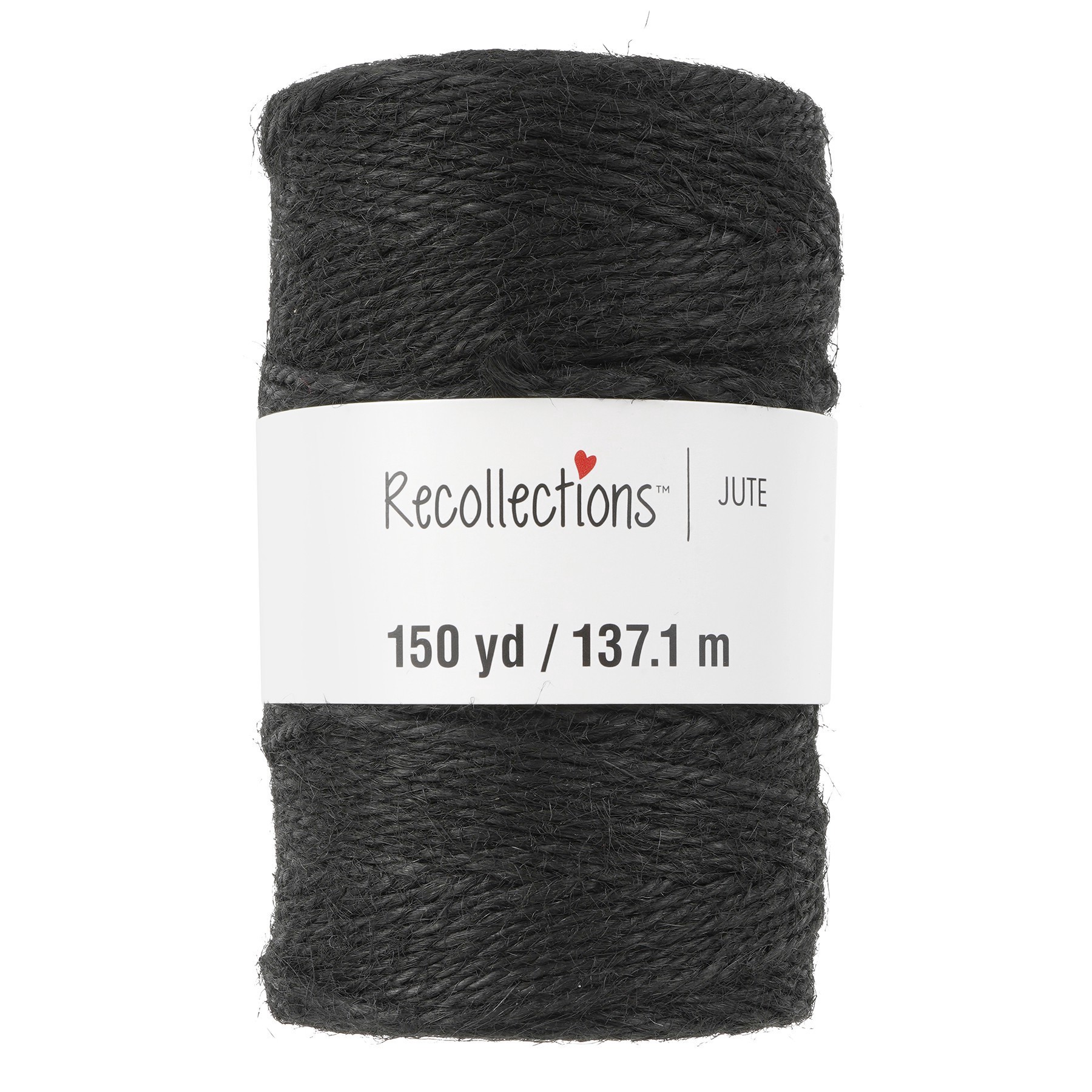 slide 2 of 3, 150yd. Black Jute Spool By Recollections, 150 yd