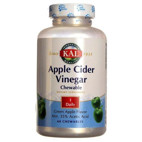 slide 1 of 1, Kal Apple Cider Vinegar Chew, 60 ct