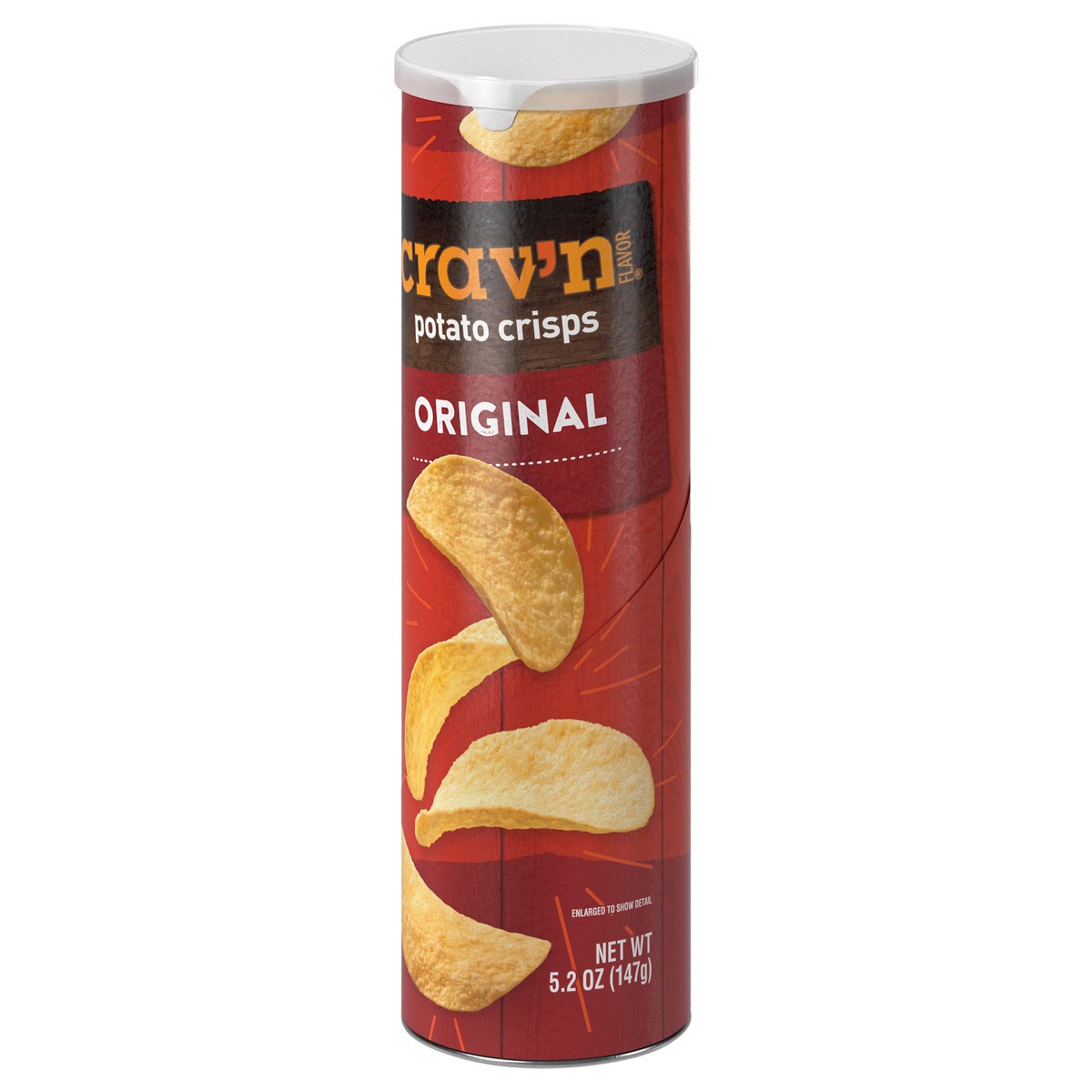 slide 3 of 4, Crav'n Flavor Original Potato Crisps, 5.2 oz
