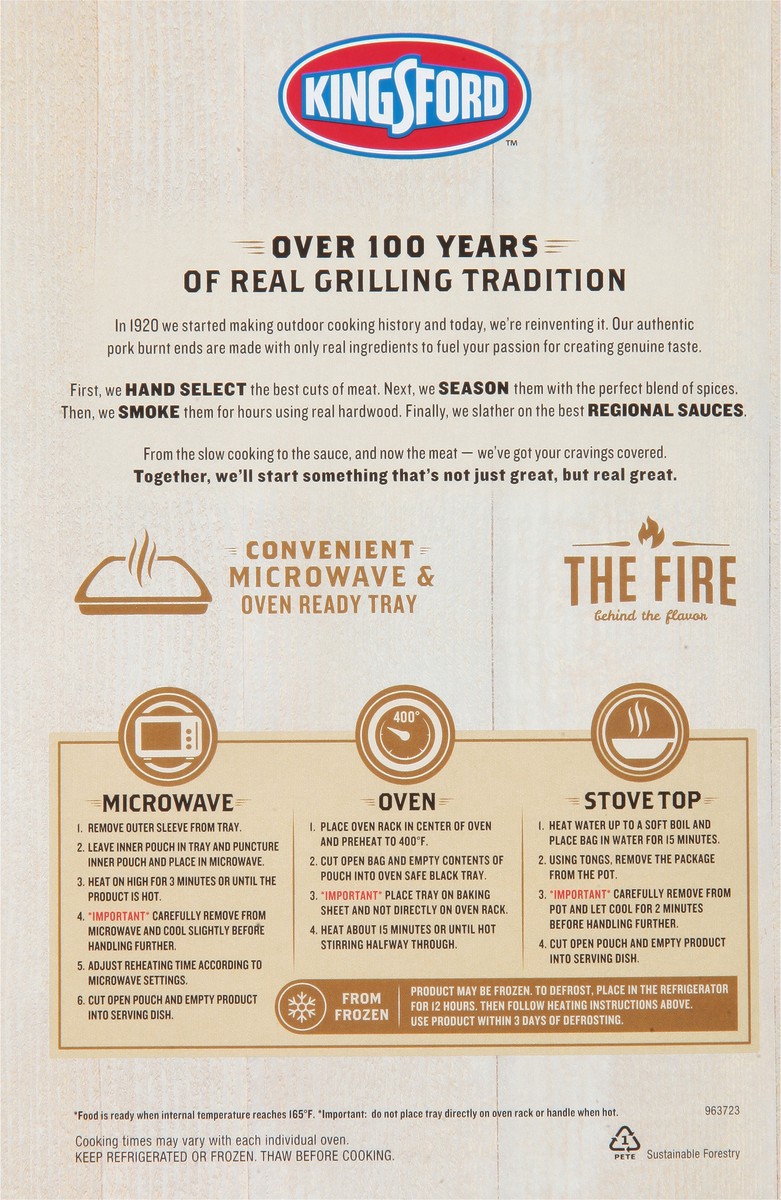 slide 3 of 14, Kingsford Seasoned & Seared Burnt Ends Pork 16 oz, 16 oz