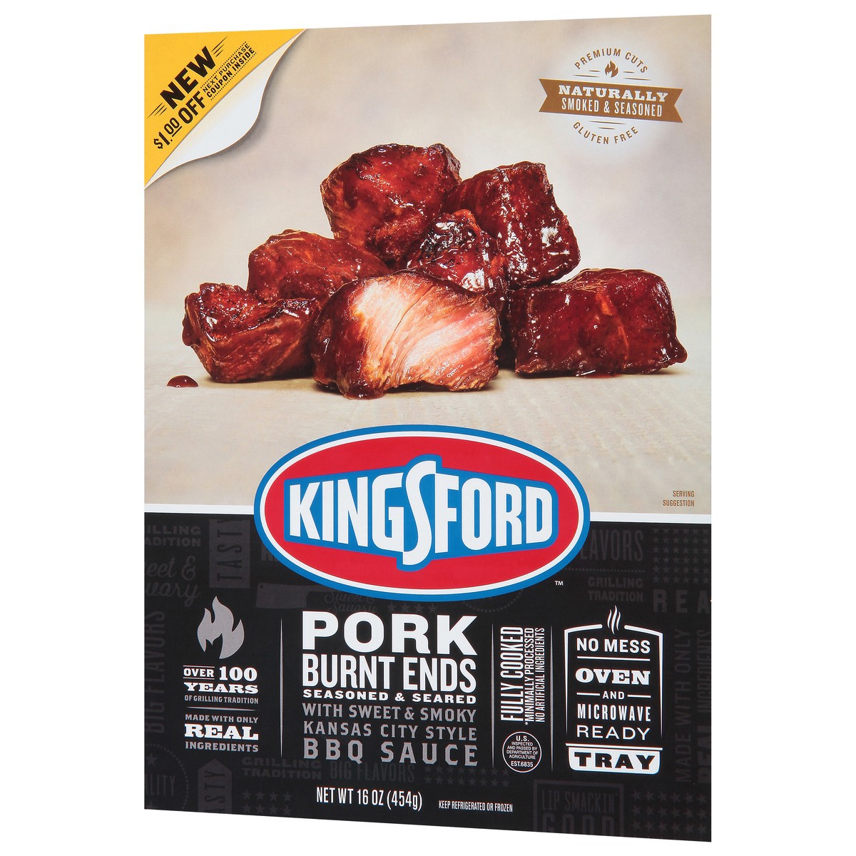 slide 7 of 14, Kingsford Seasoned & Seared Burnt Ends Pork 16 oz, 16 oz