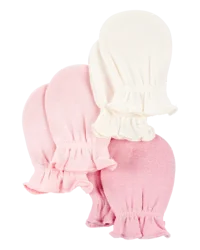 Carter's Baby 3-Pack Mitts - Pink - 0-3M