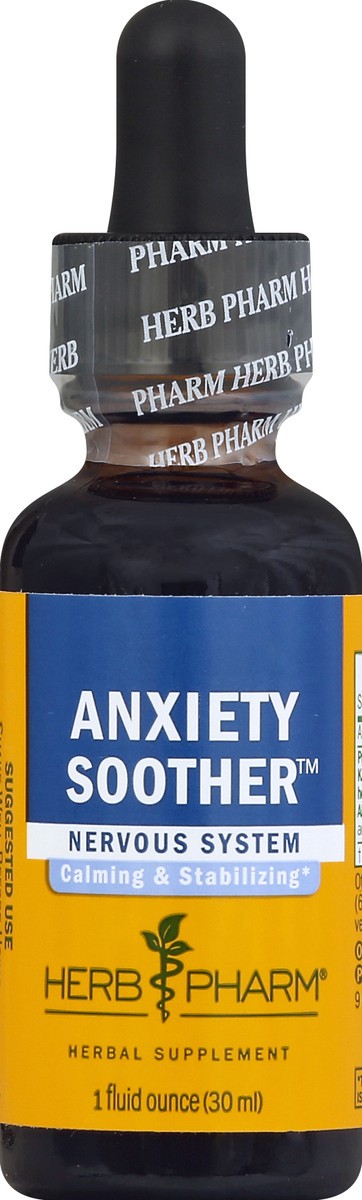 slide 1 of 1, Herb Pharm Anxiety Soother 1 oz, 1 oz