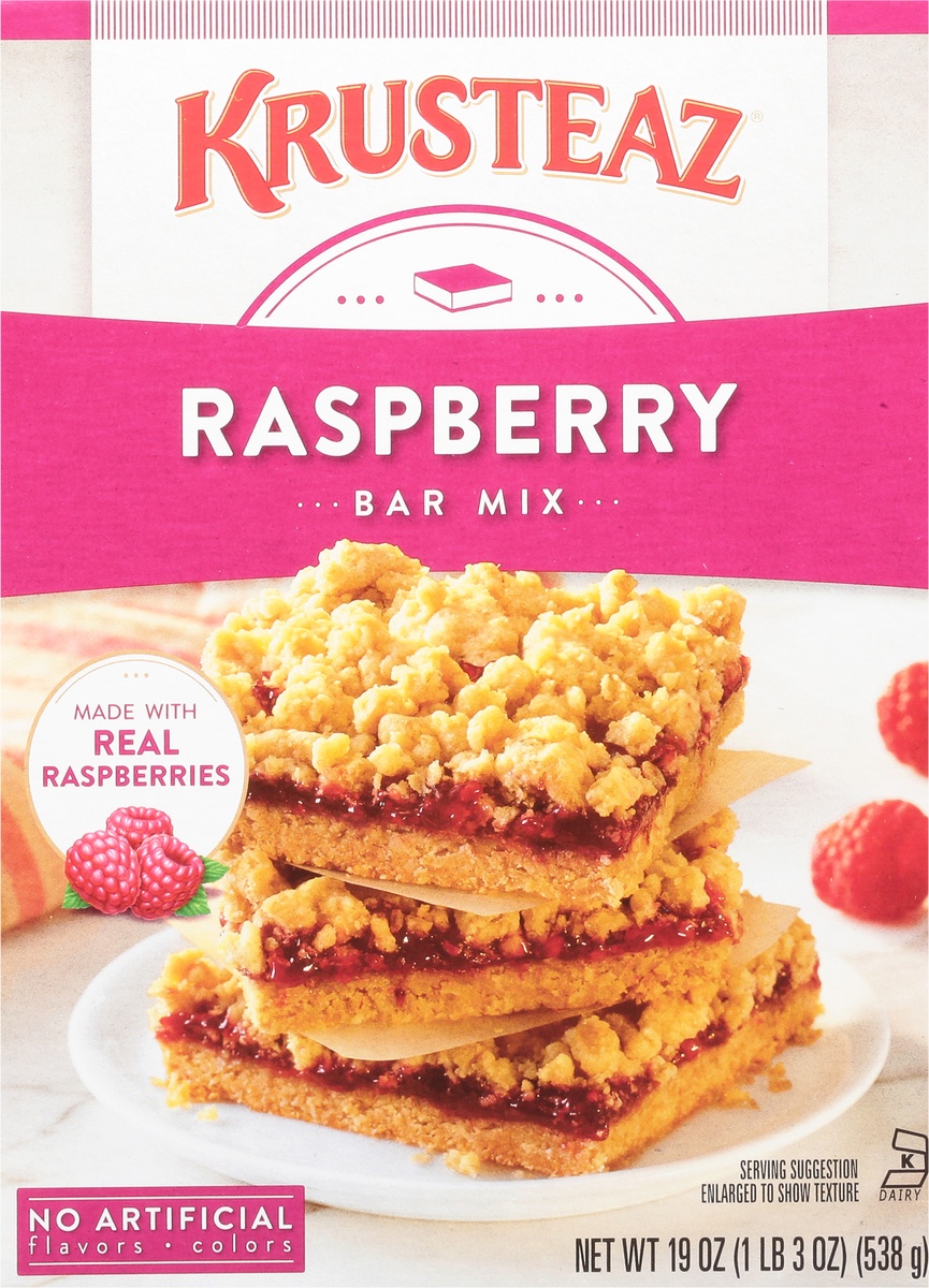 slide 9 of 11, Krusteaz Raspberry Supreme Bar Mix, 19 oz
