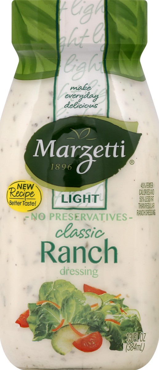 slide 6 of 9, Marzetti Light Ranch Dressing, 13 fl oz