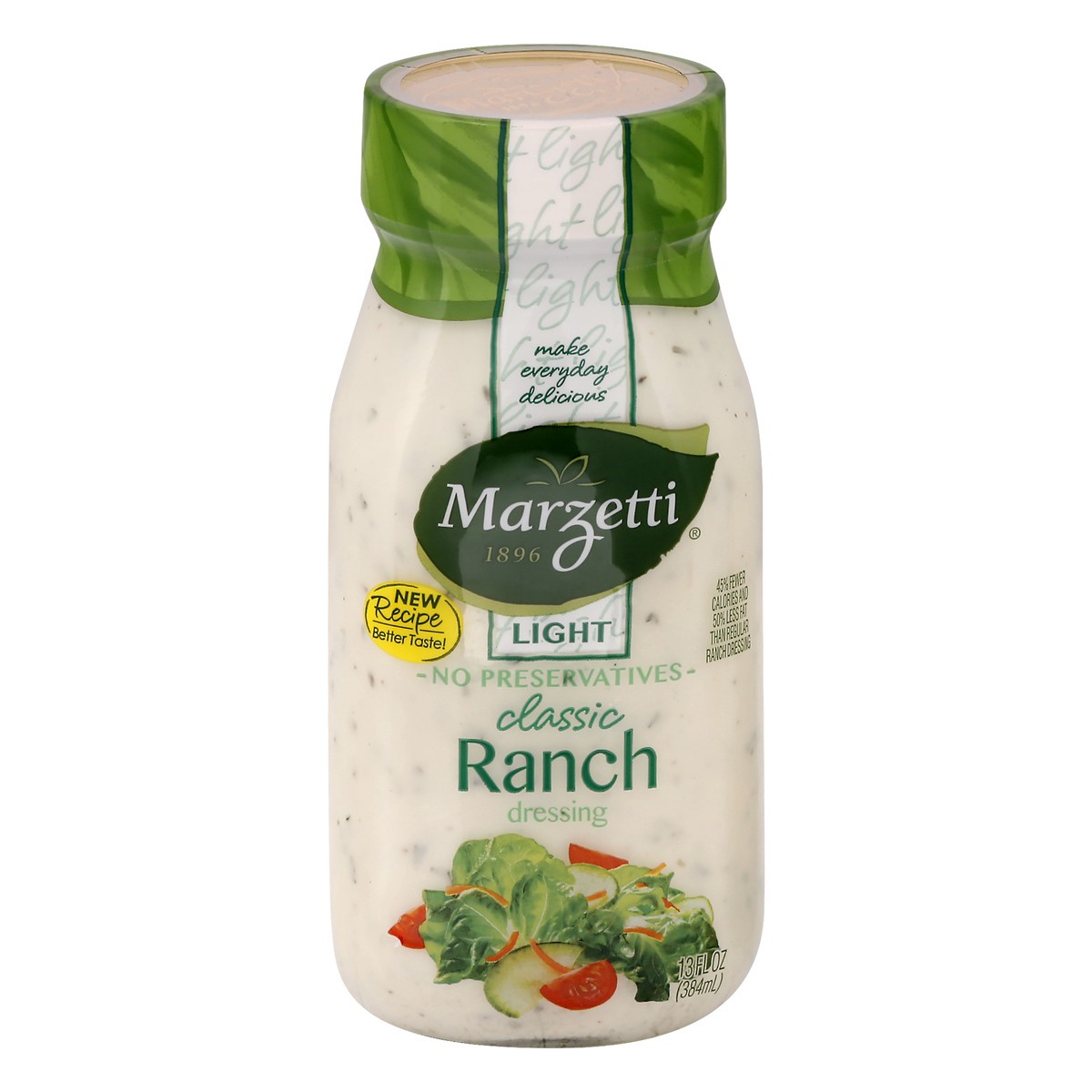 slide 1 of 9, Marzetti Light Ranch Dressing, 13 fl oz