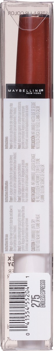 slide 13 of 13, Super Stay 275 Endless Espresso 24 Color Lip Color/Balm Topcoat 1 Set, 1 ct
