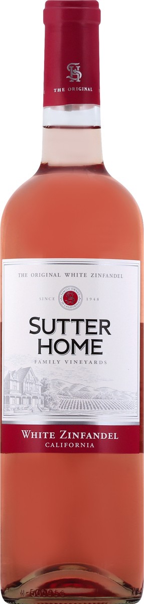 slide 8 of 10, Sutter Home California White Zinfandel 750 ml, 750 ml