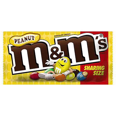 slide 1 of 1, M&M's Peanut Sharing Size, 3.27 oz