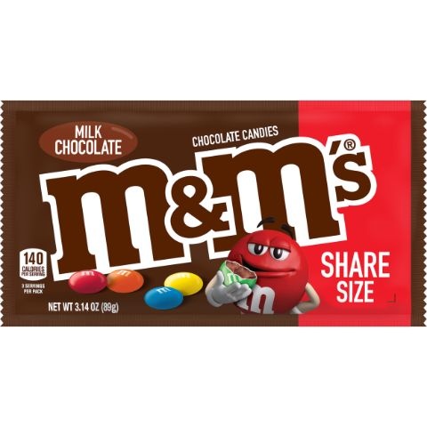 slide 1 of 1, M&M's Plain Sharing Size, 3.14 oz