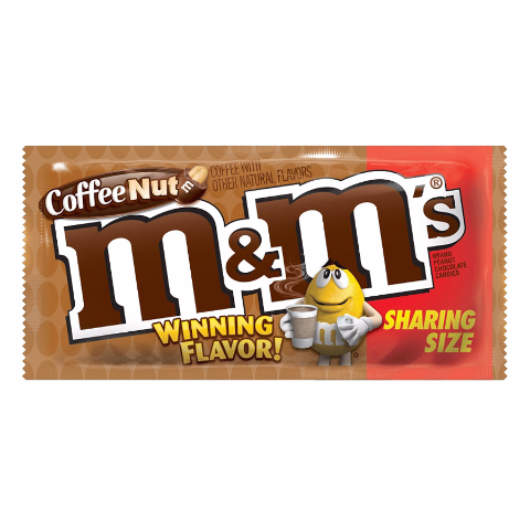 slide 1 of 1, M&M'ss Coffee Nut Sharing Size, 3.27 oz