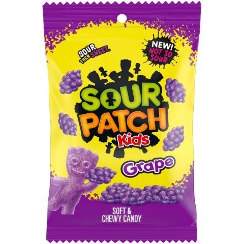 slide 1 of 1, Sour Patch Kids Grape, 78.48 oz