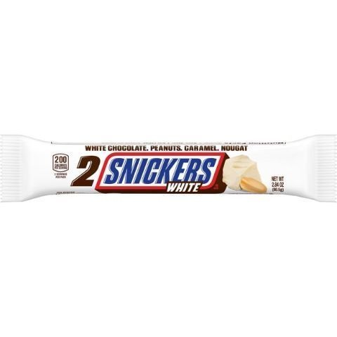 slide 1 of 1, Snickers White Chocolate Share Size, 68.16 oz