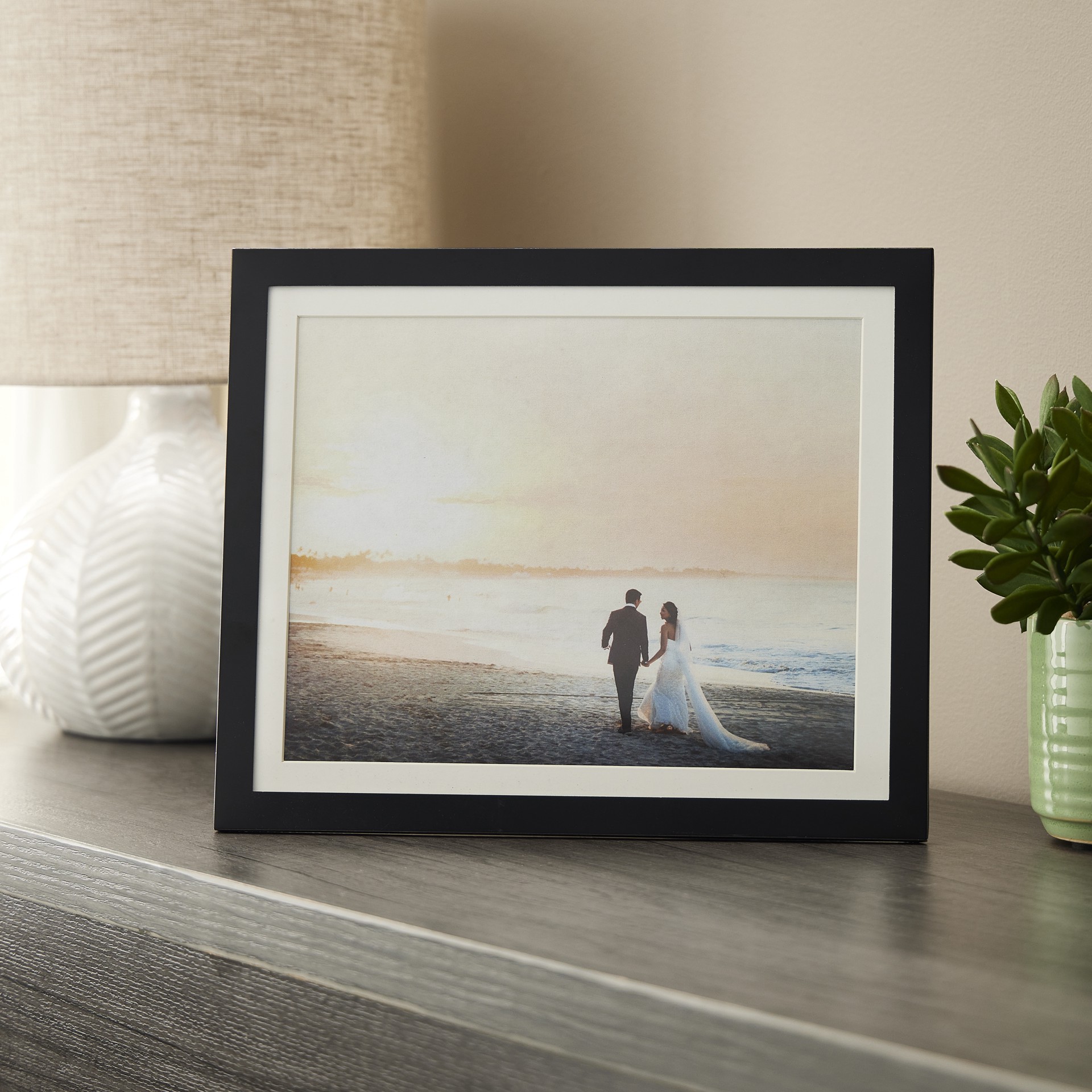 slide 4 of 4, Expressions Aluminum Frame With Mat By Studio Decor, 8 in x 10 in mat