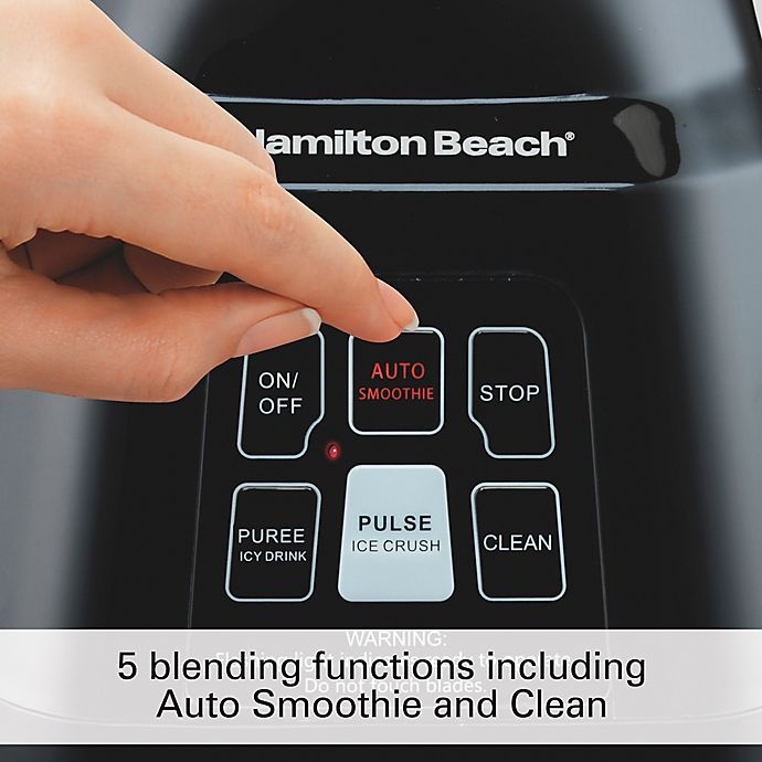 slide 4 of 5, Hamilton Beach Smoothie Smart Blender - Black, 1 ct