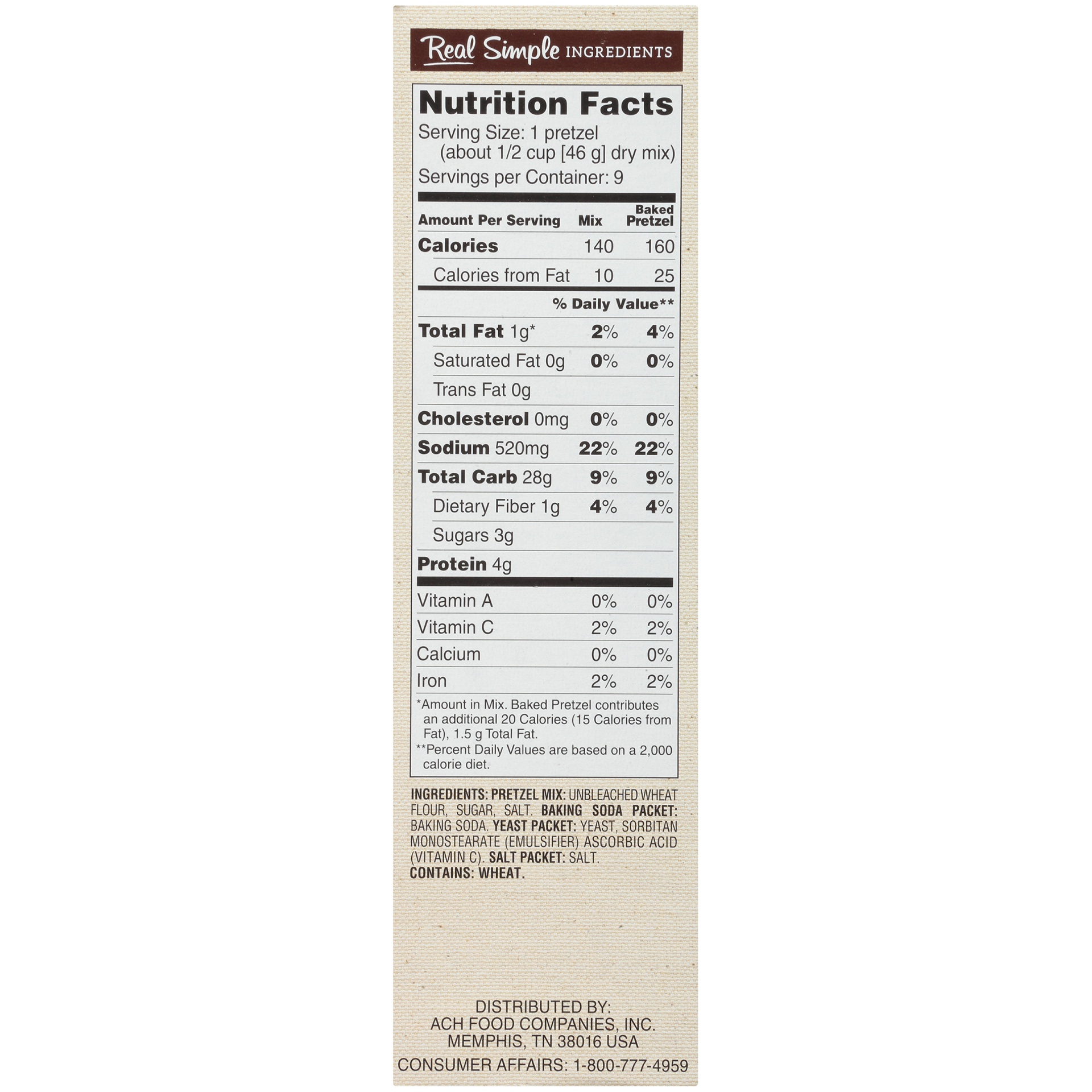 slide 8 of 8, Fleischmann's Simply Homemade Pretzel Creations Baking Mix, 16.5 oz