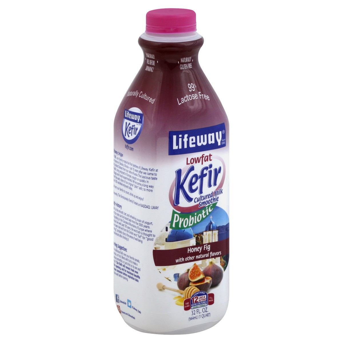 slide 3 of 4, Lifeway Kefir Cultured Milk Smoothie 32 oz, 32 oz