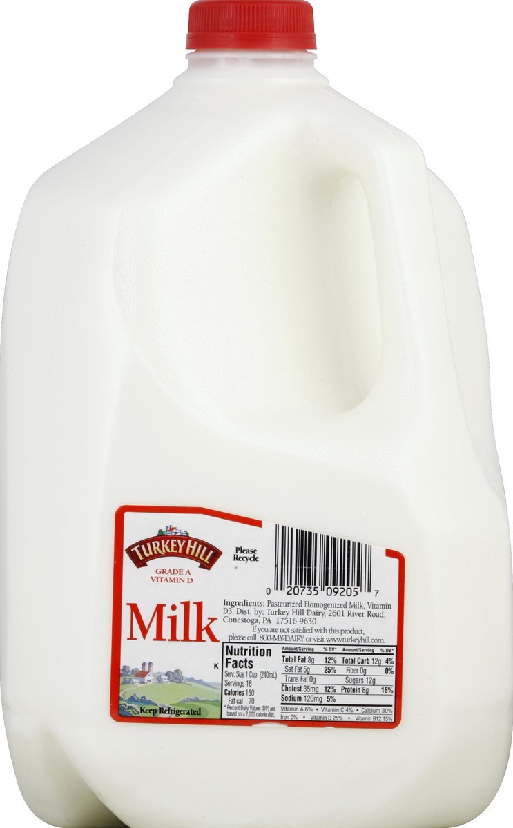 slide 3 of 4, Turkey Hill Milk, 1 gal