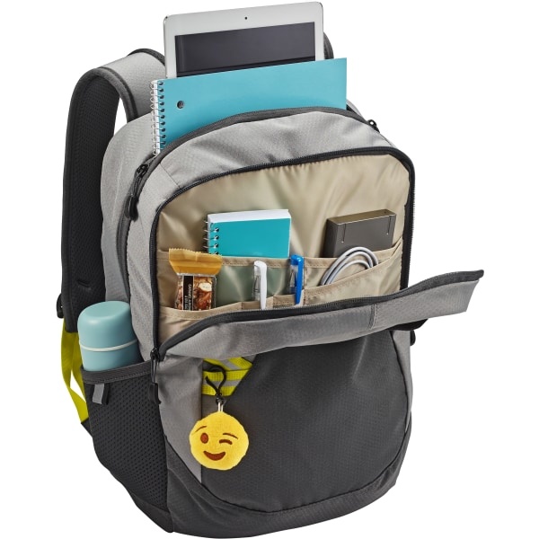 slide 6 of 10, High Sierra Outburst Backpack With 15.6'' Laptop Pocket, Gray/Mercury/Glow, 1 ct