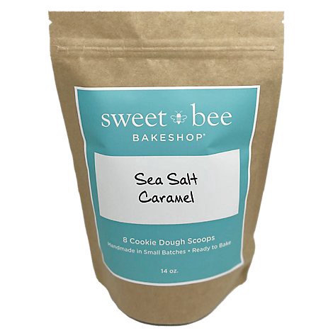 slide 1 of 1, Sweet Bee Bkshp Sea Salt Carml - 14 OZ, 14 oz
