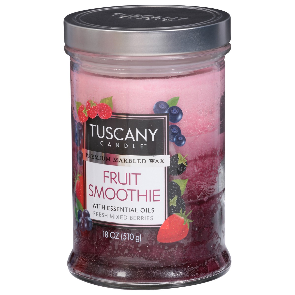 slide 9 of 9, Tuscany Candle with Essential Oil Fruit Smoothie Fresh Mixed Berries Candle 1 ea, 1 ct