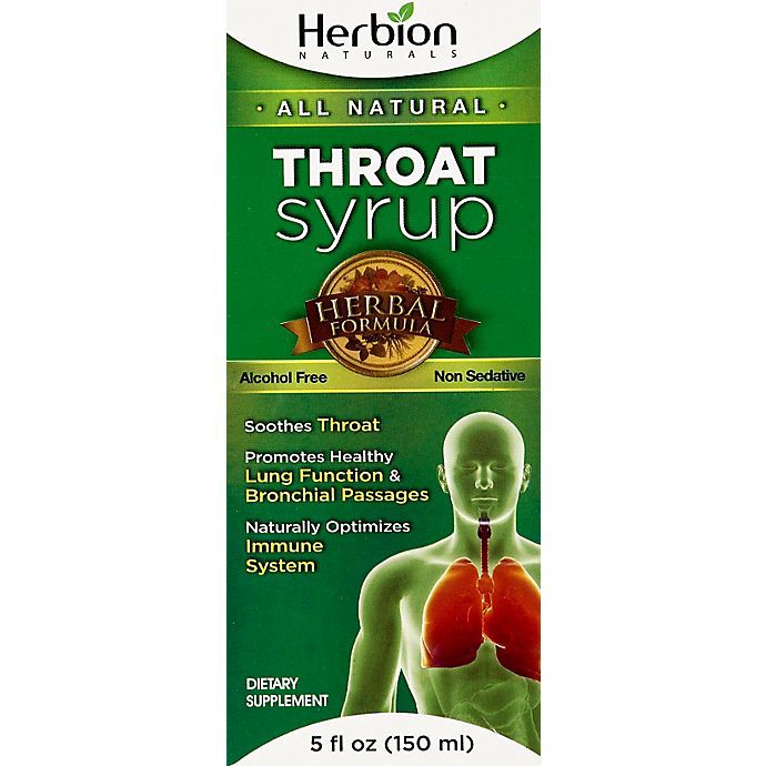 slide 2 of 3, Herbion Naturals All Natual Throat Syrup, 5 fl oz