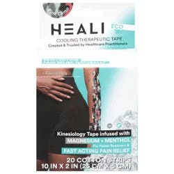 Heali Eco Pink Camo Cooling Therapeutic Tape, 10 in x 2 in