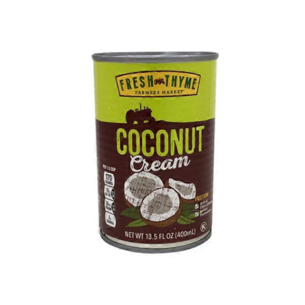 slide 1 of 1, Fresh Thyme Coconut Cream, 13.5 oz