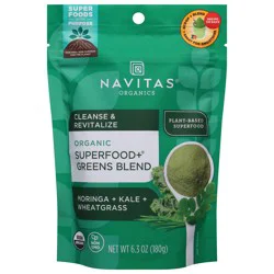 Navitas Organics Moringa, Kale & Wheatgrass Superfood Greens Blend 6.3 oz