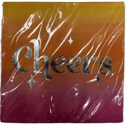 Meijer Lunch Napkin Foil Cheers 24 Ct