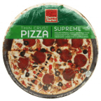 slide 1 of 1, Harris Teeter Thin Crust Supreme Pizza, 22.9 oz