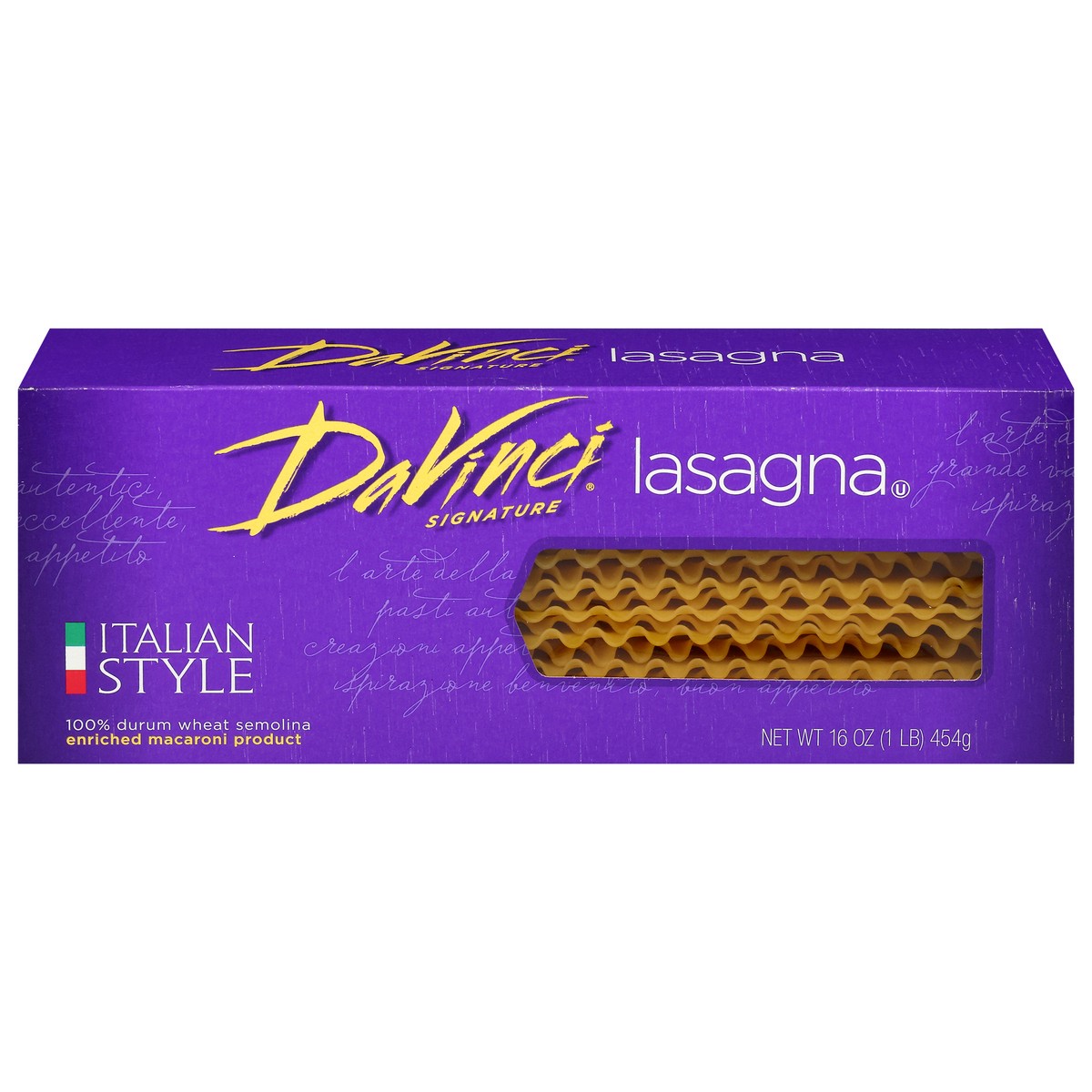 slide 1 of 9, Davinci Lasagna - 16 oz, 16 oz