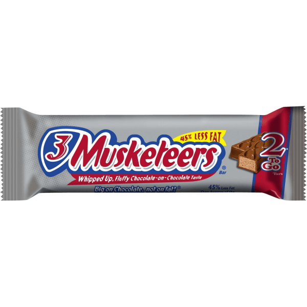slide 1 of 1, 3 MUSKETEERS Bar, King Size, 1 ct