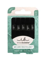 Invisibobble® Ecotie - Black, 5 pc