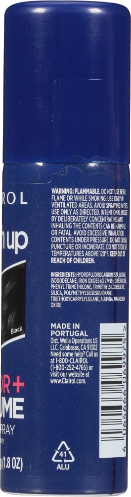 slide 4 of 4, Root Touch-Up Black Temporary 2 in 1 Color + Volume Spray 1.8 oz, 75 ml