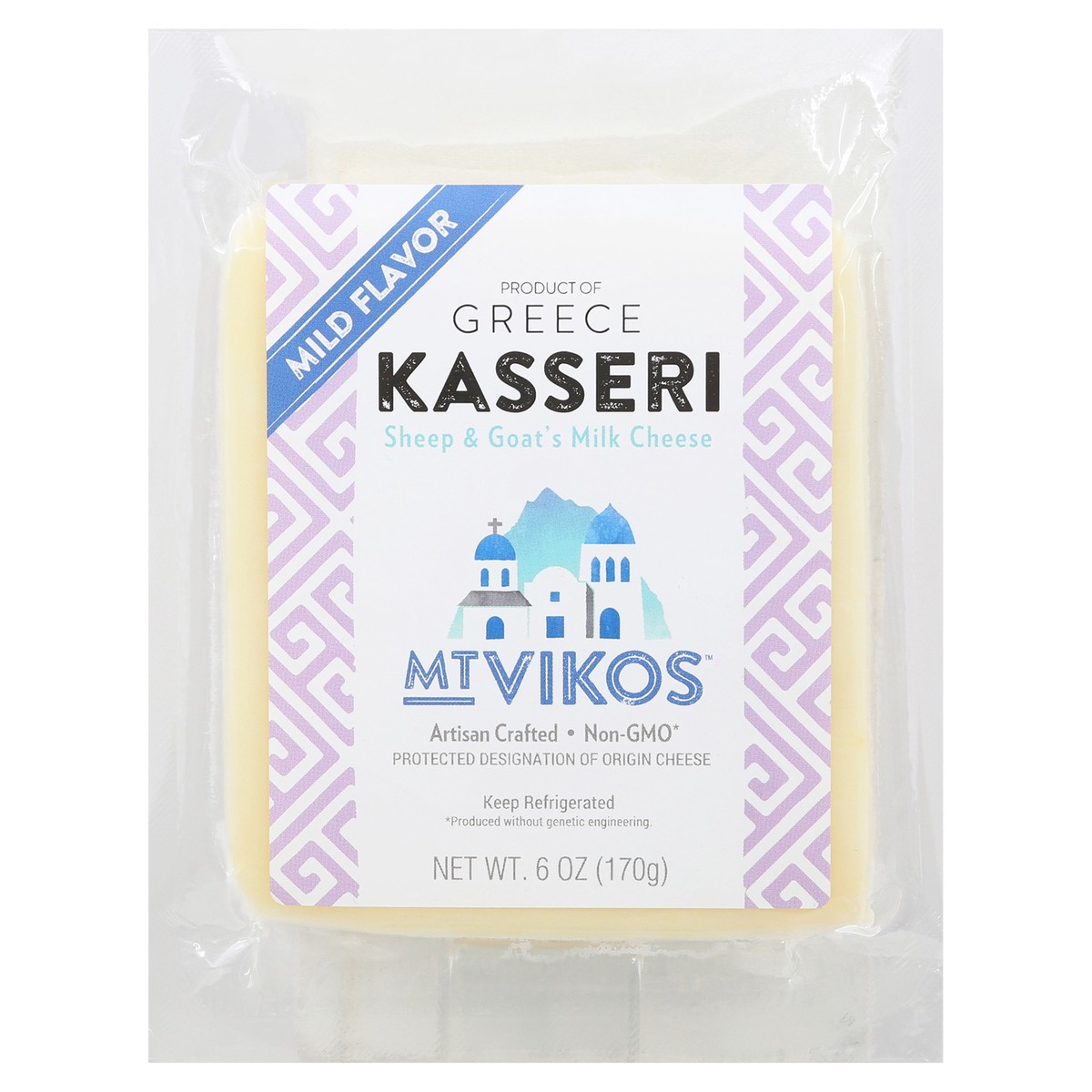 slide 1 of 12, Mt Vikos Mild Flavor Kasseri Mild Flavor Cheese 6 oz, 6 oz