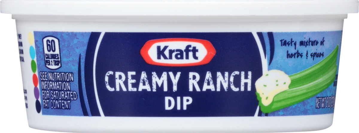 slide 2 of 9, Kraft Creamy Ranch Dip, 8 oz Tub, 8 oz