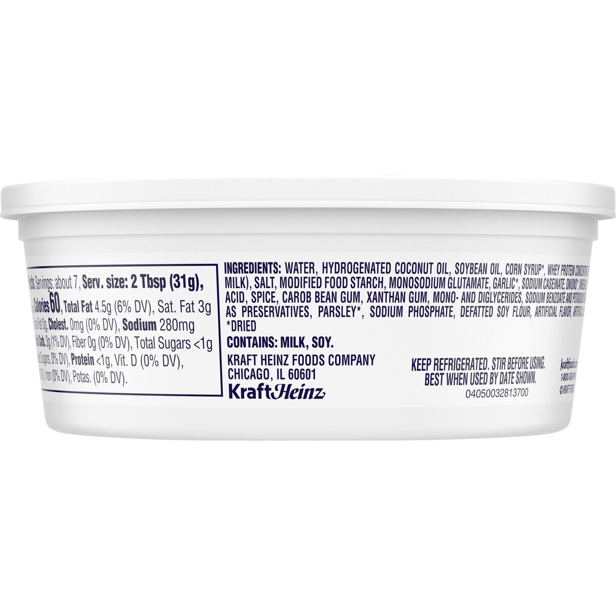 slide 9 of 9, Kraft Creamy Ranch Dip, 8 oz Tub, 8 oz