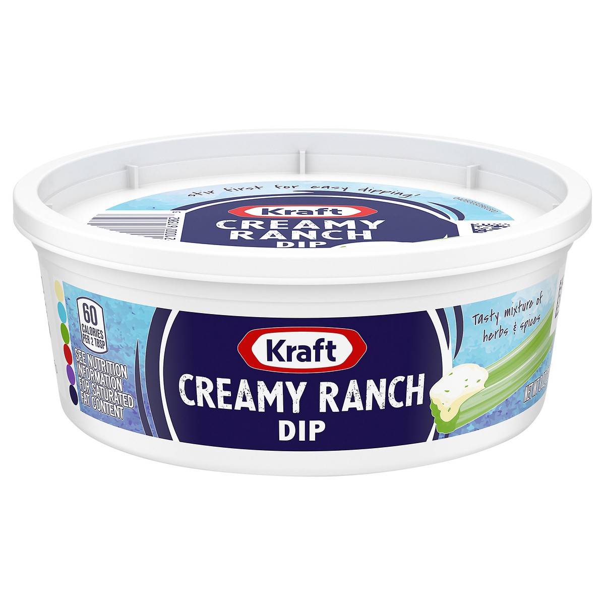 slide 1 of 9, Kraft Creamy Ranch Dip, 8 oz Tub, 8 oz