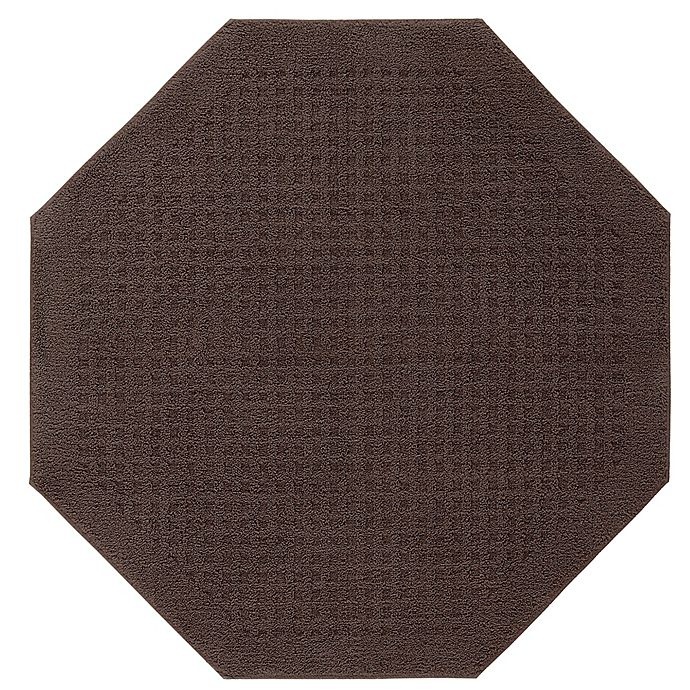 slide 1 of 1, Mohawk Home Vista Octagon Area Rug - Chocolate, 4 ft