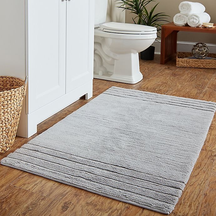 slide 4 of 4, Mohawk Home Empress Bath Rug - Grey, 30 in x 50 in