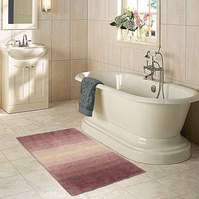 slide 2 of 4, Mohawk Home 20 x 34'' Shadowlands Bath Rug - Raspberry'', 1 ct