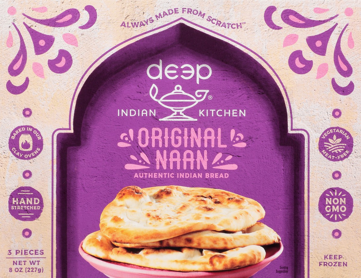 slide 7 of 9, Deep Indian Kitchen Original Naan, 3 ct