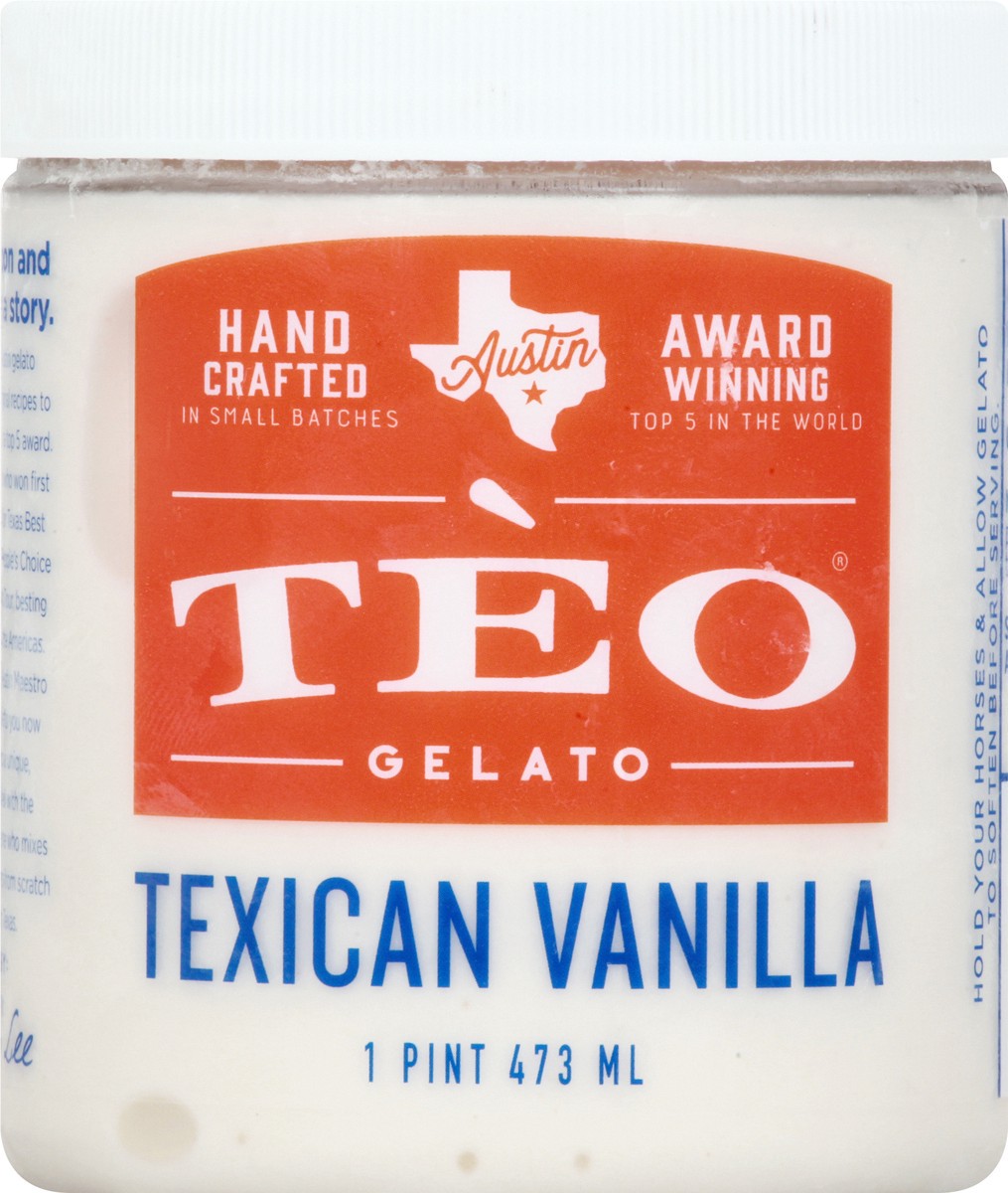 slide 4 of 10, Téo Gelato Gelato, Texican Vanilla, 1 pint
