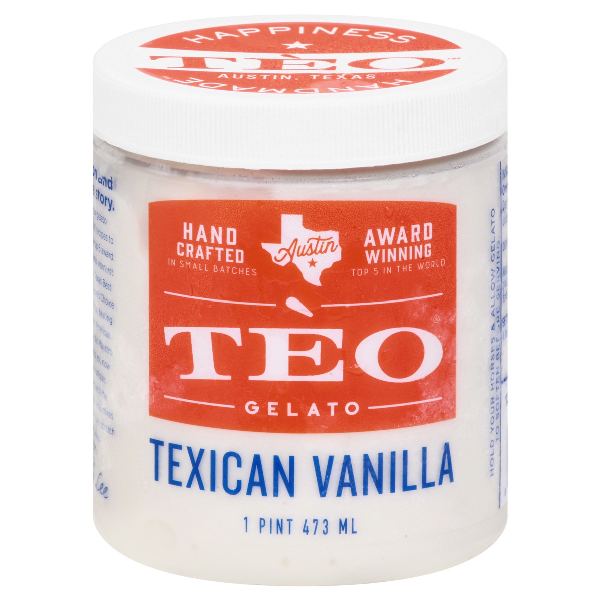 slide 1 of 1, Téo Gelato Gelato, Texican Vanilla, 1 pint