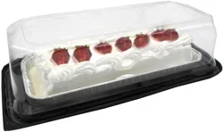 Joe V's 1/8 Tres Leches Cake With Strawberries